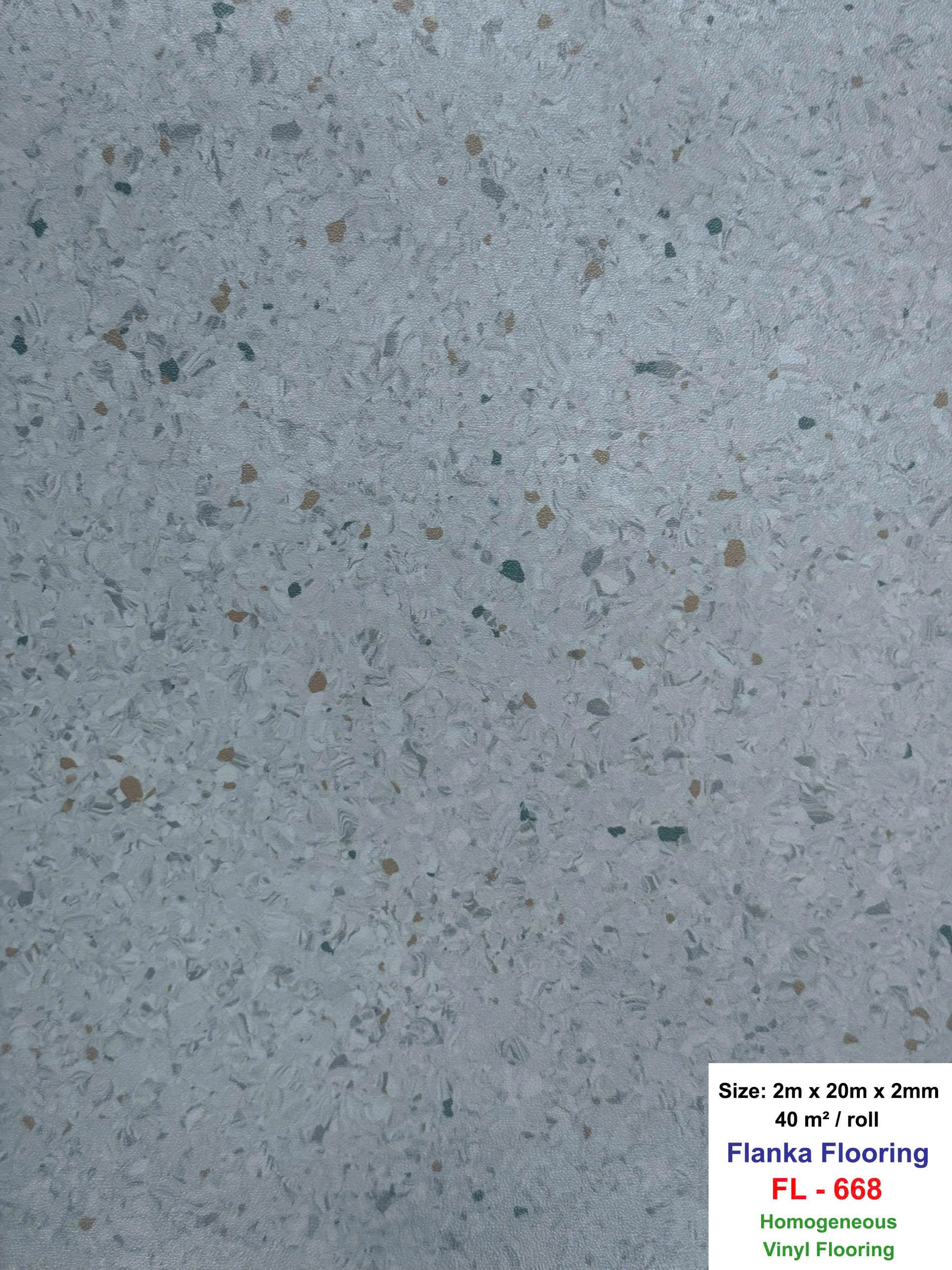 Flanka FL-668 Antibacterial Vinyl Flooring