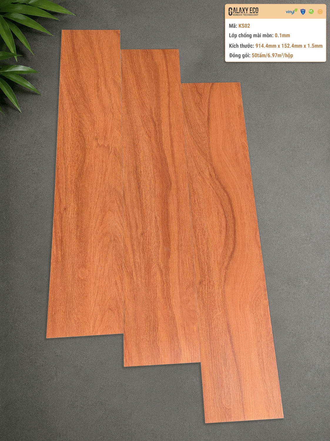 Galaxy Eco KS02 Peel & Stick Vinyl Flooring