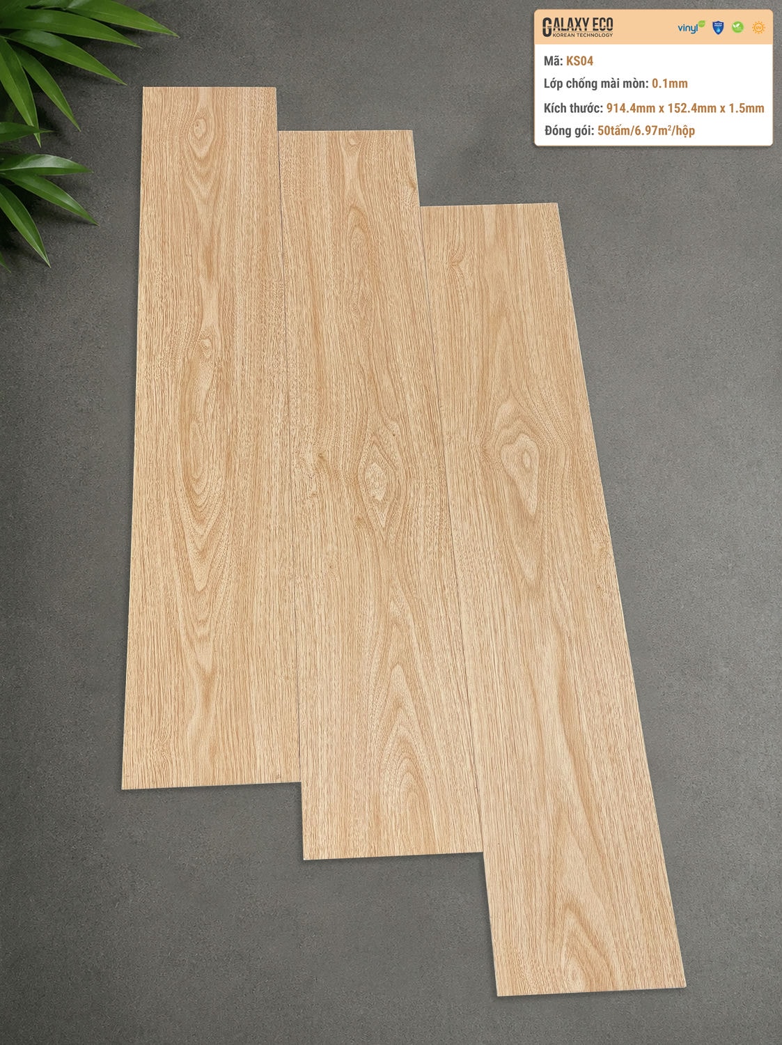 Galaxy Eco KS04 Self-Adhesive Vinyl Flooring