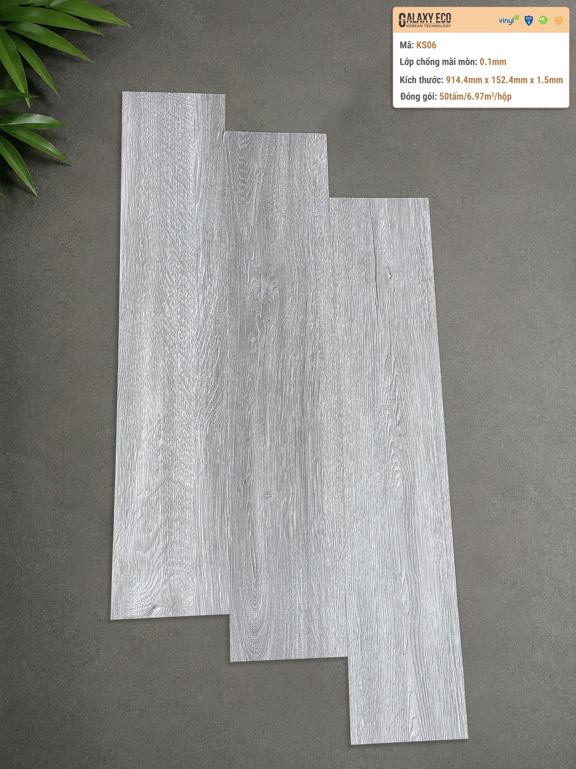 Galaxy Eco KS06 Peel & Stick Vinyl Flooring