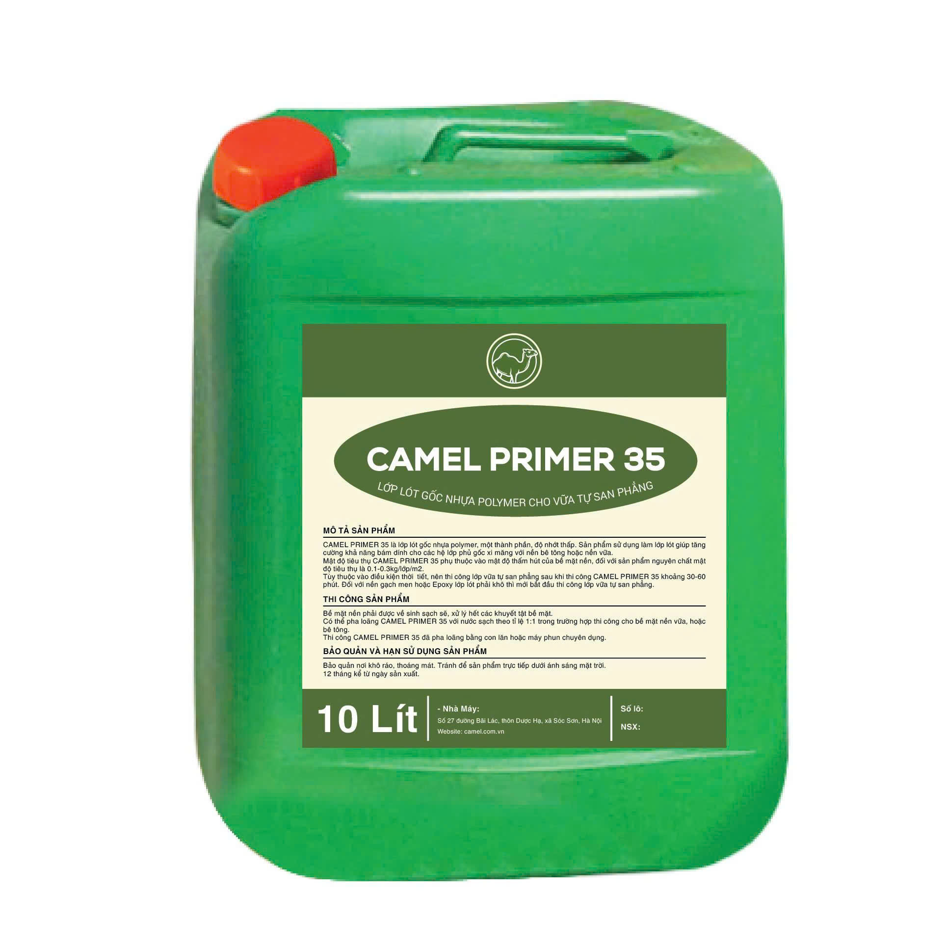 Camel Primer 35 – Polymer Primer for Self-Leveling Mortar