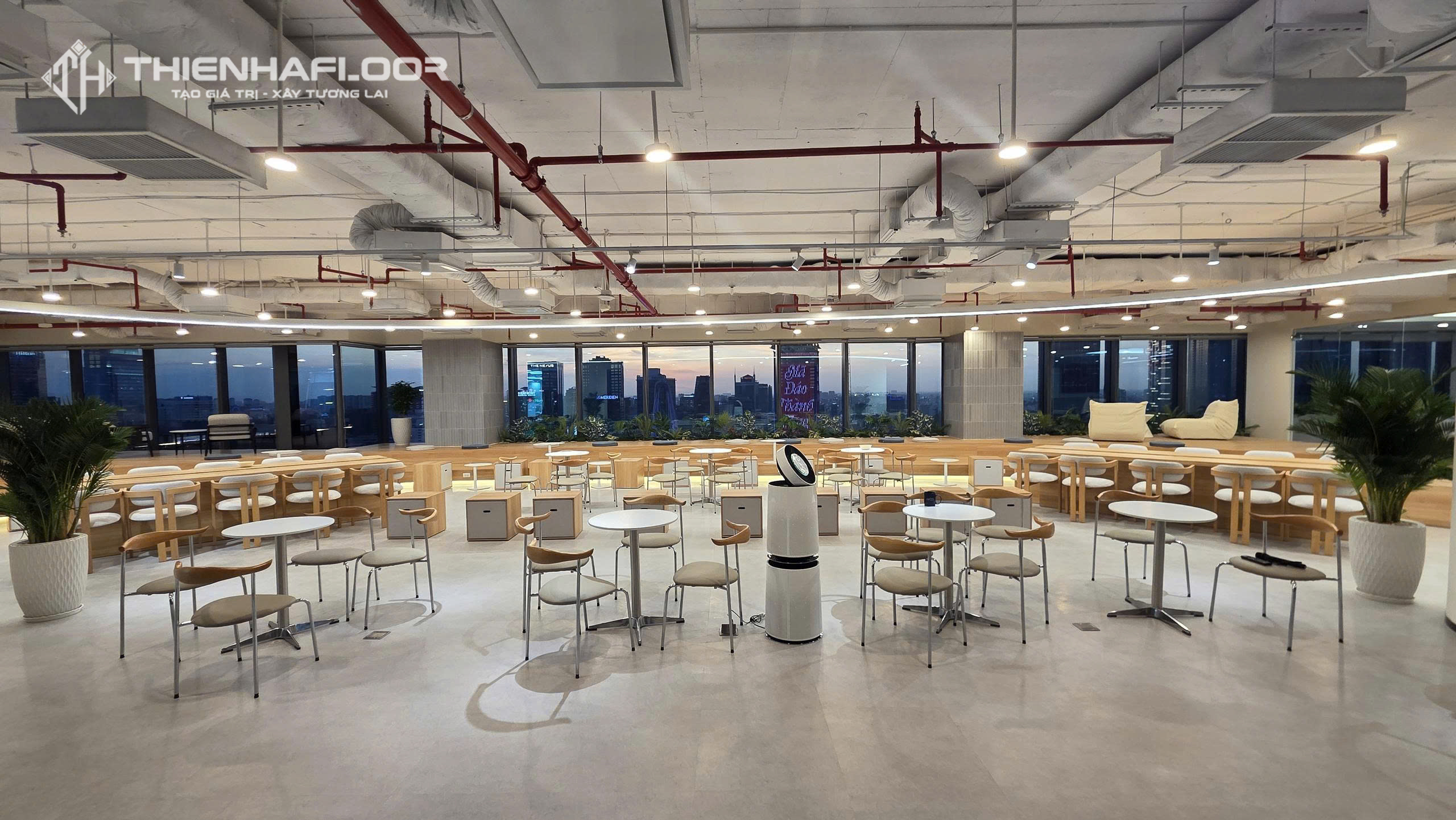 Thi Công Sàn Nhựa Galaxy Eco Cho Văn Phòng Supercent Tại Tòa The Hallmark, TP. Thủ Đức