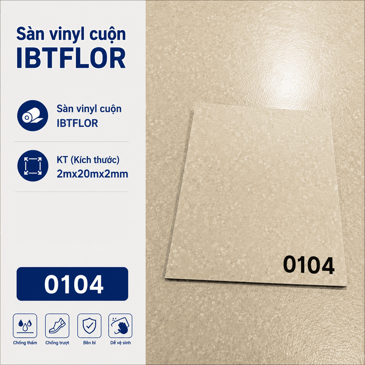 IBTFLOR 0104 Vinyl Roll Flooring