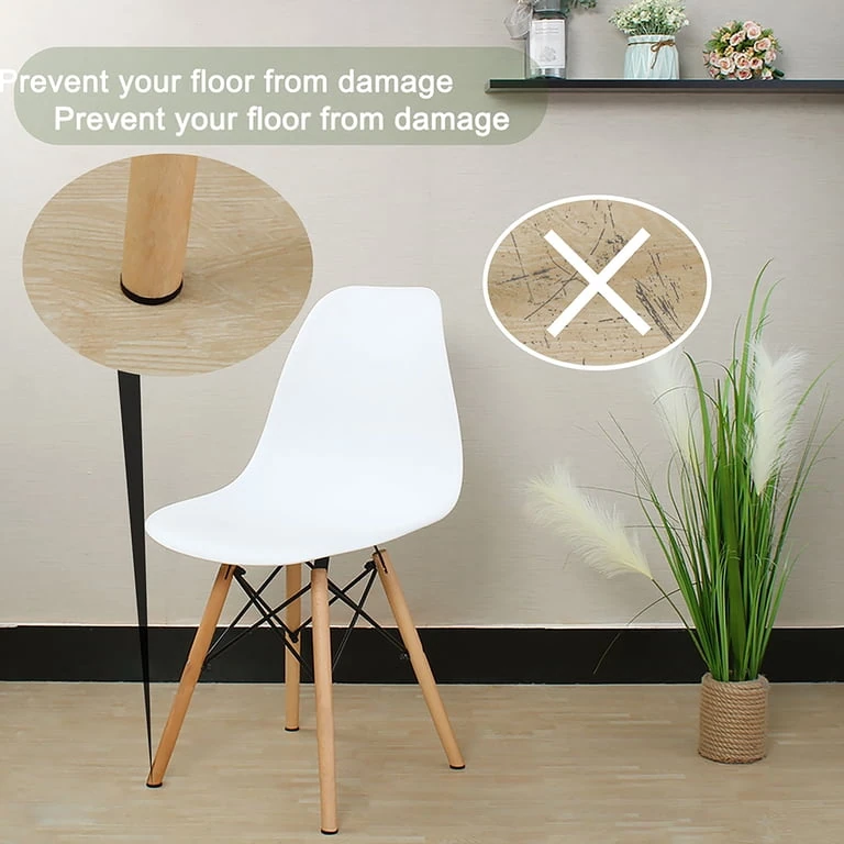 Đặt miếng lót nỉ dưới chân bàn, ghế để bảo vệ sàn nhựa dán keo khỏi trẩy xước.