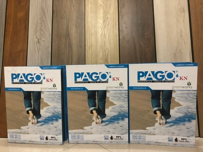 SÀN GỖ PAGO CỐT XANH 8MM