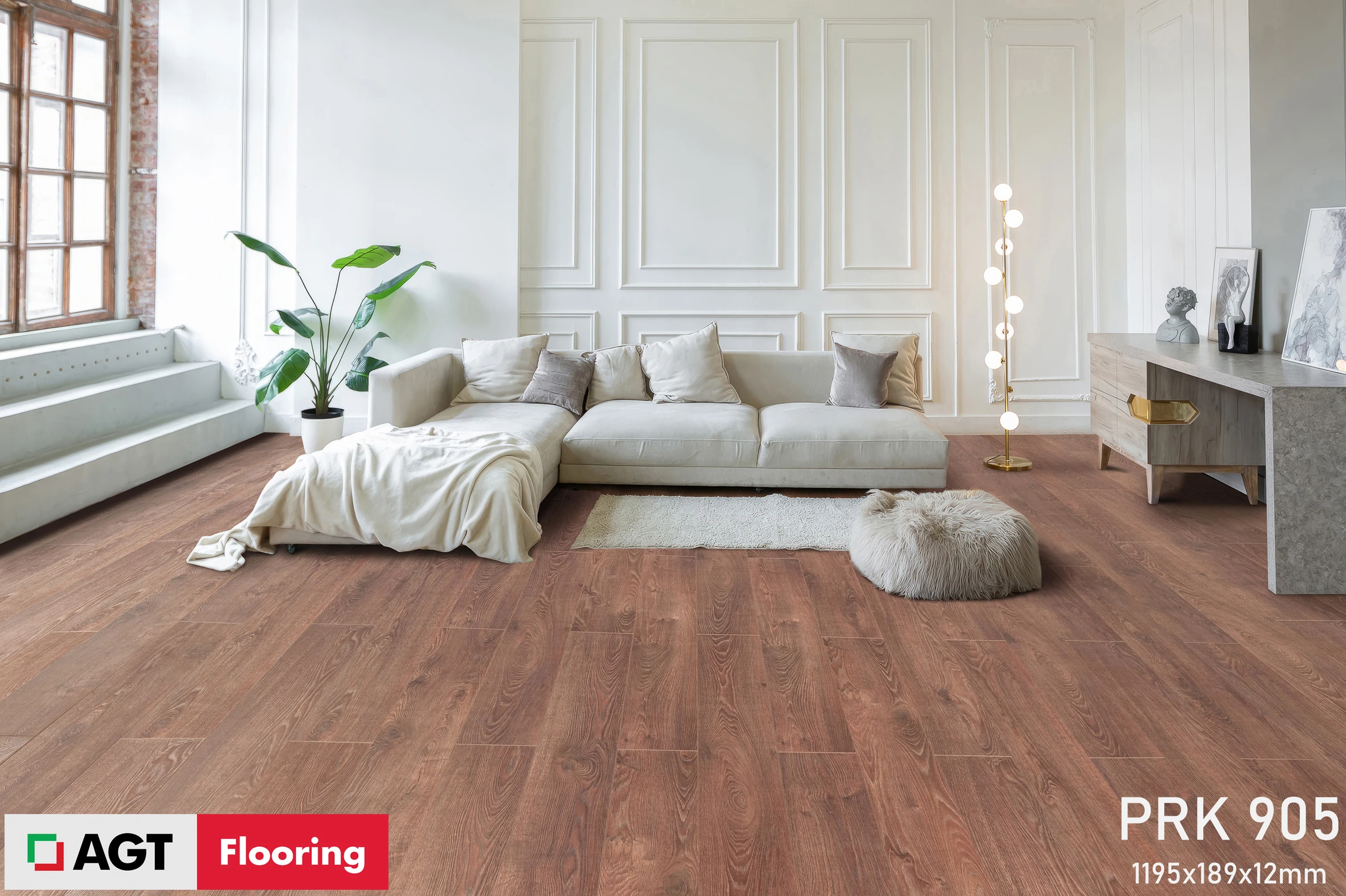 Sàn gỗ AGT PRK 905 12mm - Thiên Hà Floor