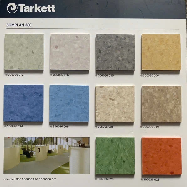 Sàn vinyl kháng khuẩn Tarkett Somplan 380 - Thiên Hà Floor