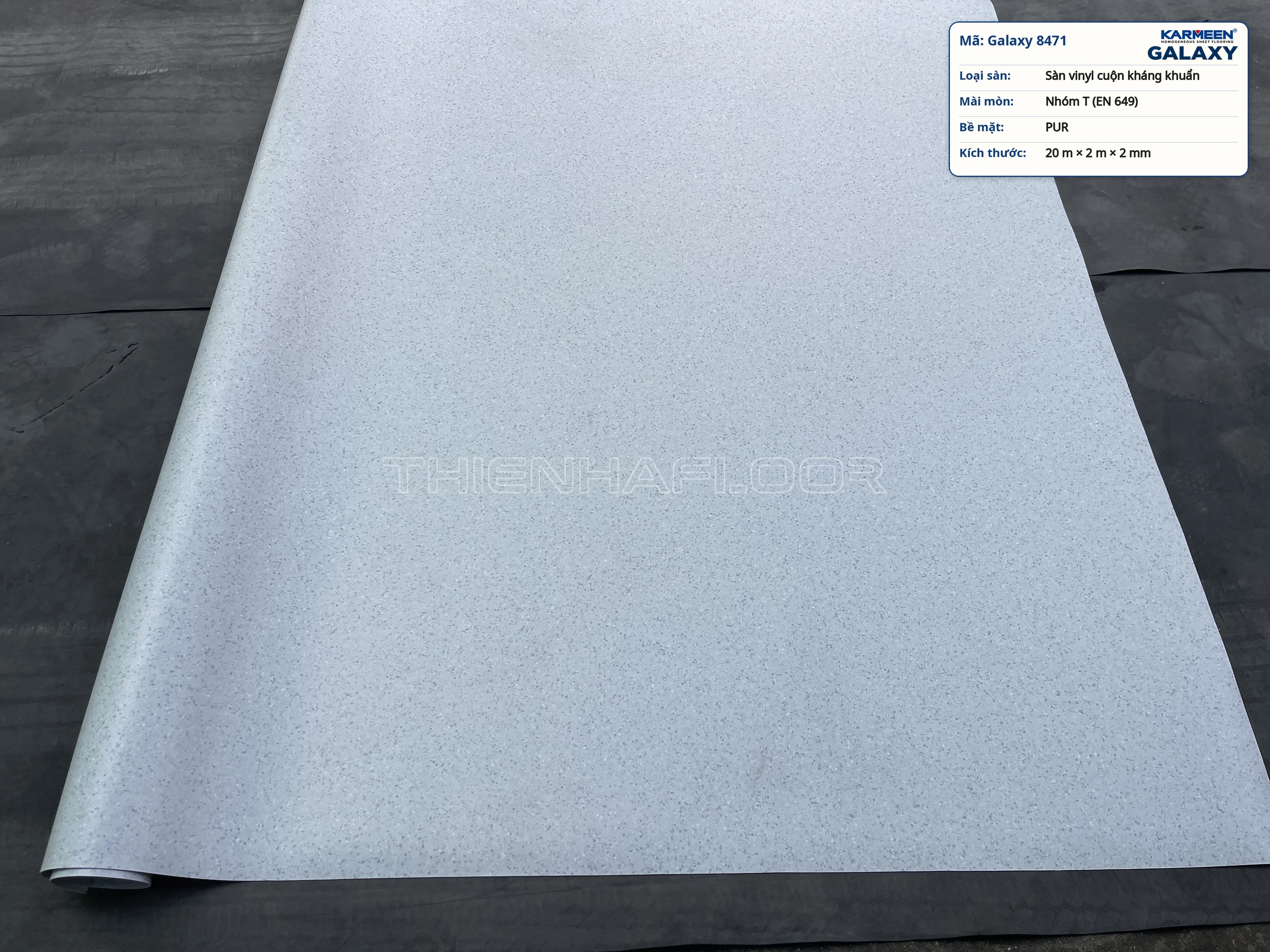 Sàn vinyl cuộn kháng khuẩn Karmeen Galaxy 8471 — ảnh 2