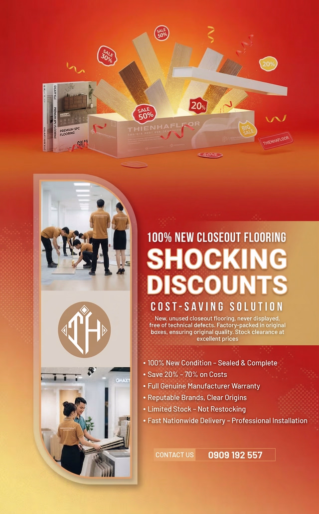 Clearance items - Thien Ha Floor