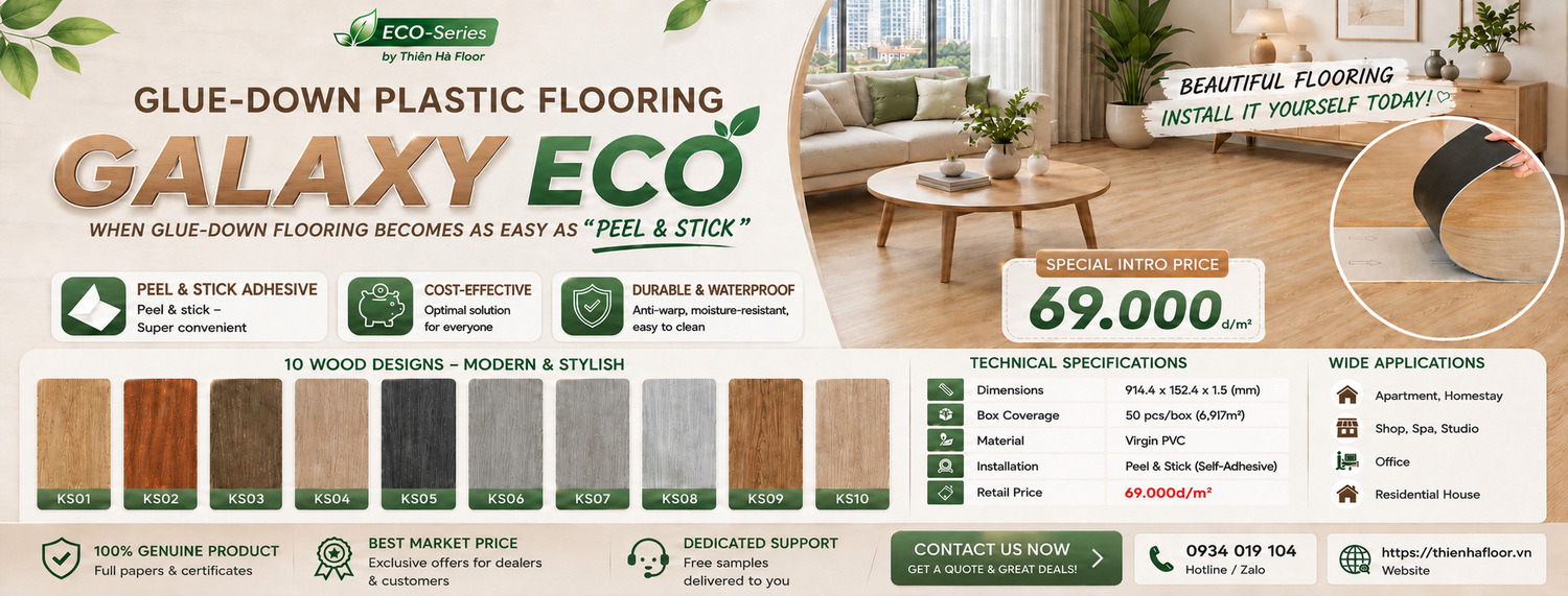 Galaxy Eco Self-Adhesive Vinyl Flooring Banner